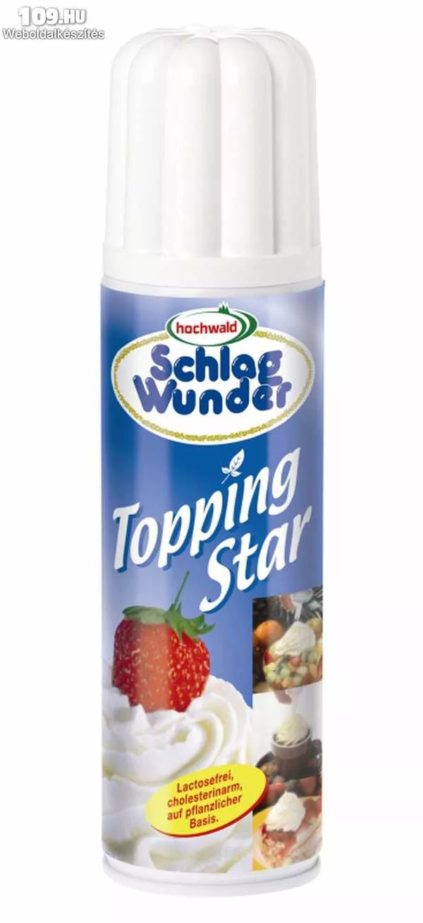 Növényi alapú tejszínhab spray Hochwald Topping Star