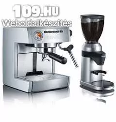 Espresso kávégép GRAEF ES 85 + Kávédaráló CM 800